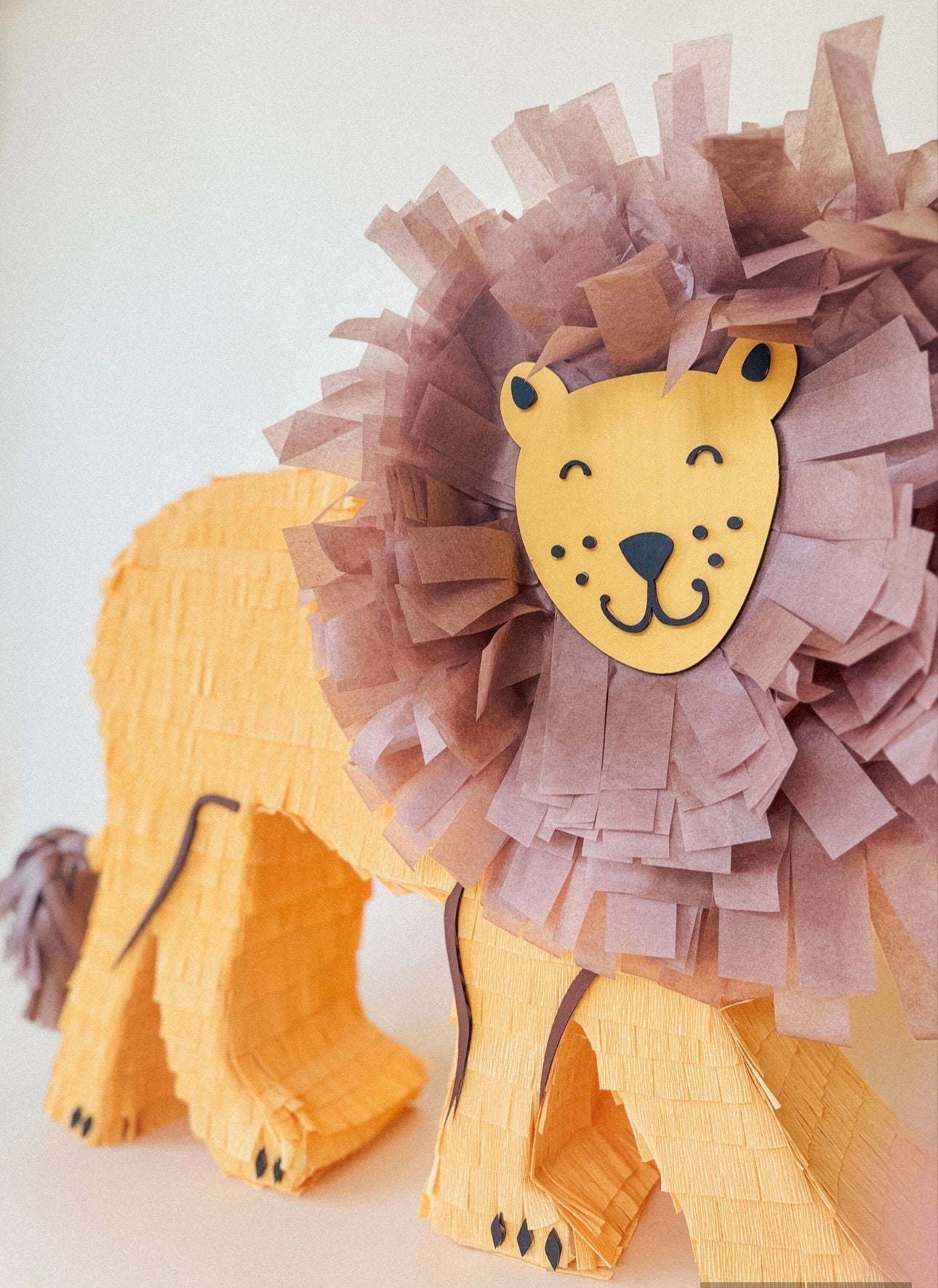 Majestic Lion Piñata — Handmade, 22 Inch