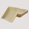 9" Square Wooden Plates | Biodegradable & Compostable | 300-Pack