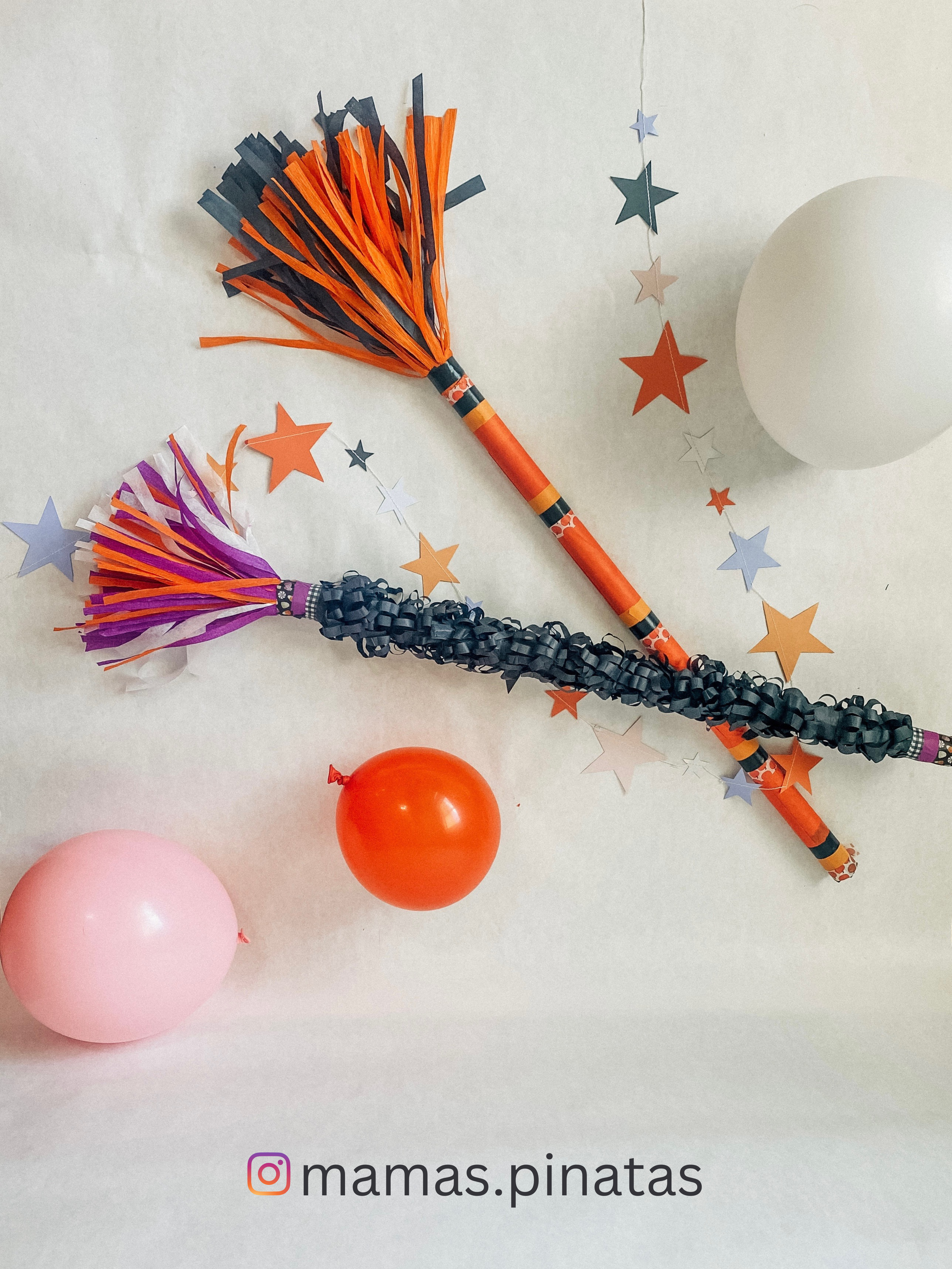 Handmade Piñata Stick — Decorated, 3 Feet