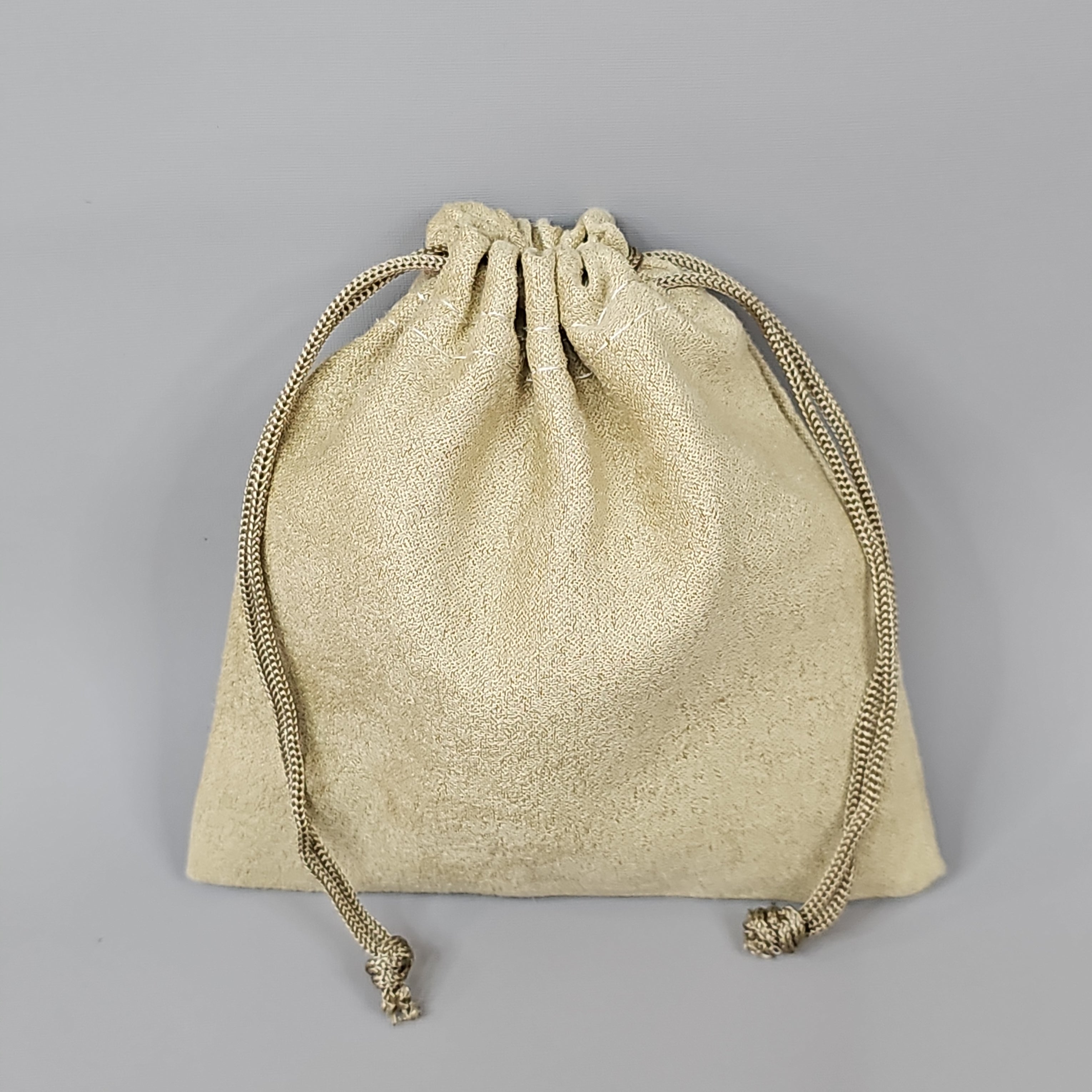 Tan Drawstring Pouches — 100 Count, 4.75"