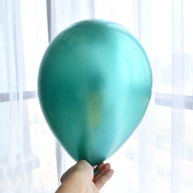 Metallic Chrome Latex Balloons — 50 or 100 Count, 5/10/12"