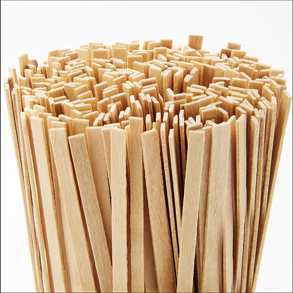 Birch Wood Coffee Stirrers — Biodegradable, 1000-Pack, 5.5"