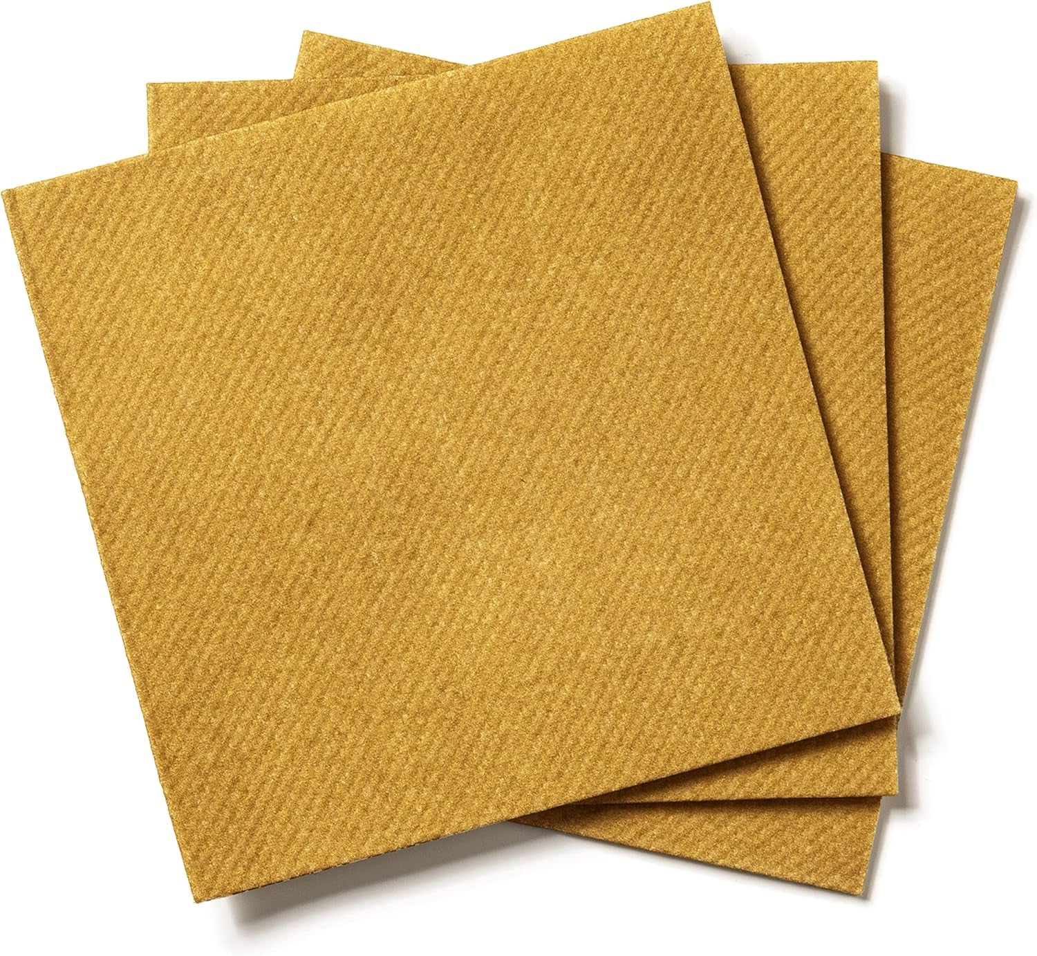 Linen-Feel Cocktail Napkins — Biodegradable, 50-Pack, 4.75"