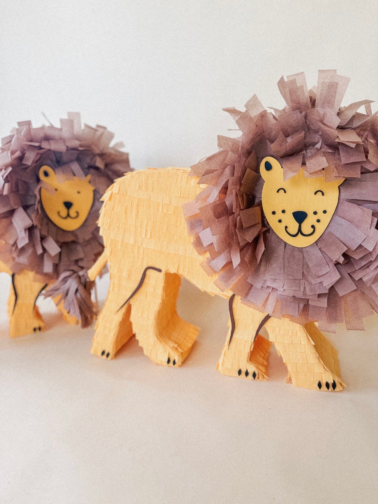 Majestic Lion Piñata — Handmade, 22 Inch
