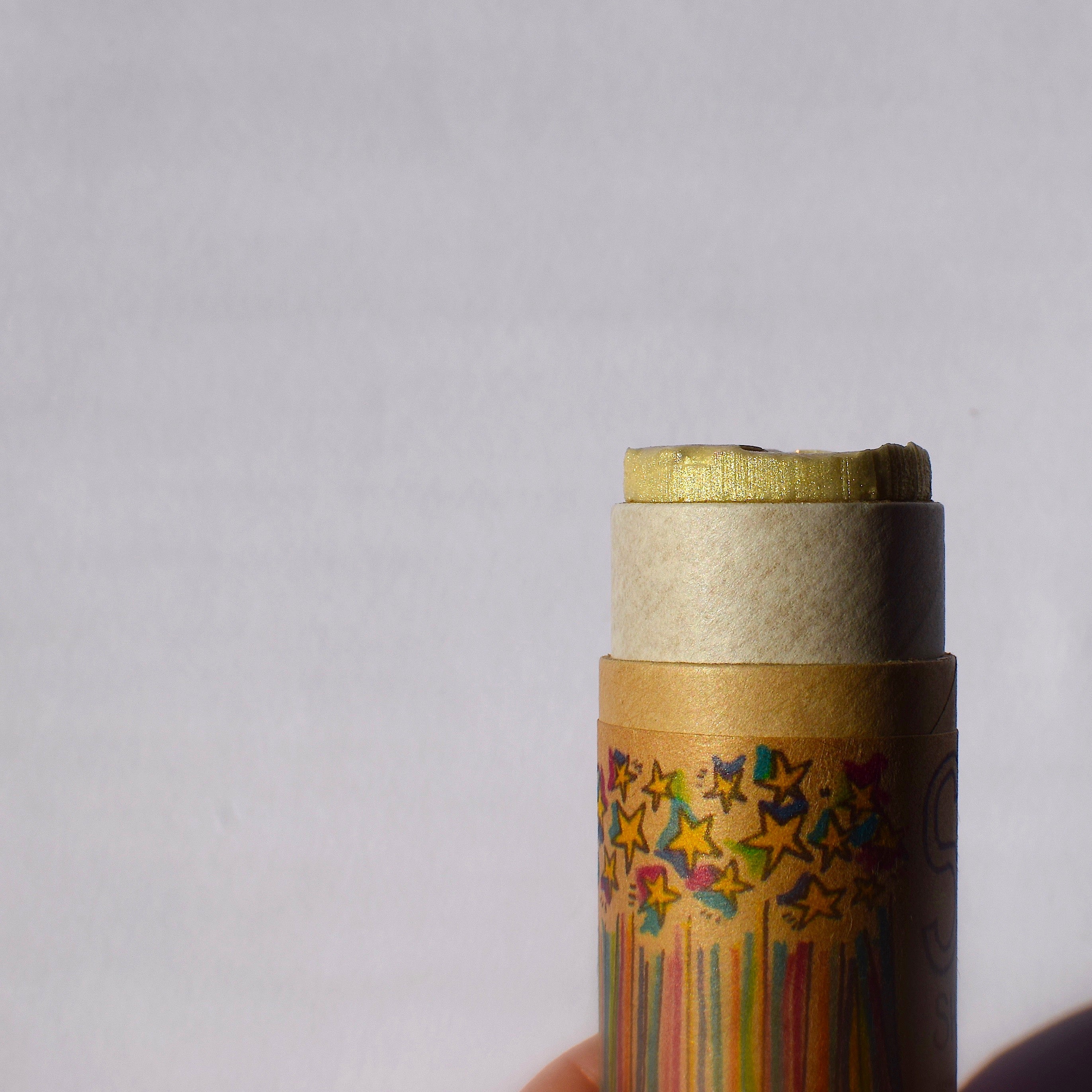 Starlight Shimmer Stick — Golden Glitter Body Paint, 1oz