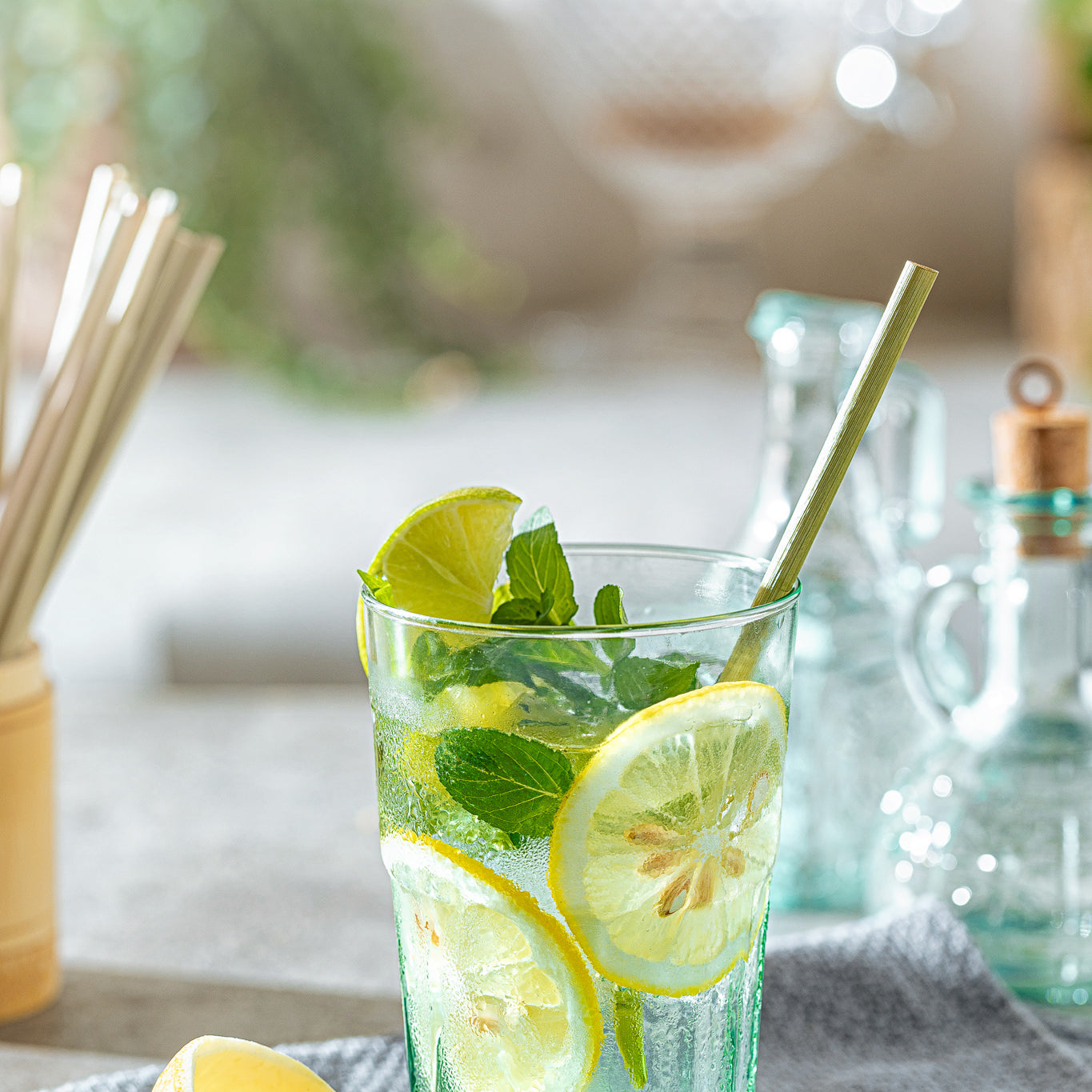 Grass Drinking Straws by EQUO — Biodegradable, Natural Sedge