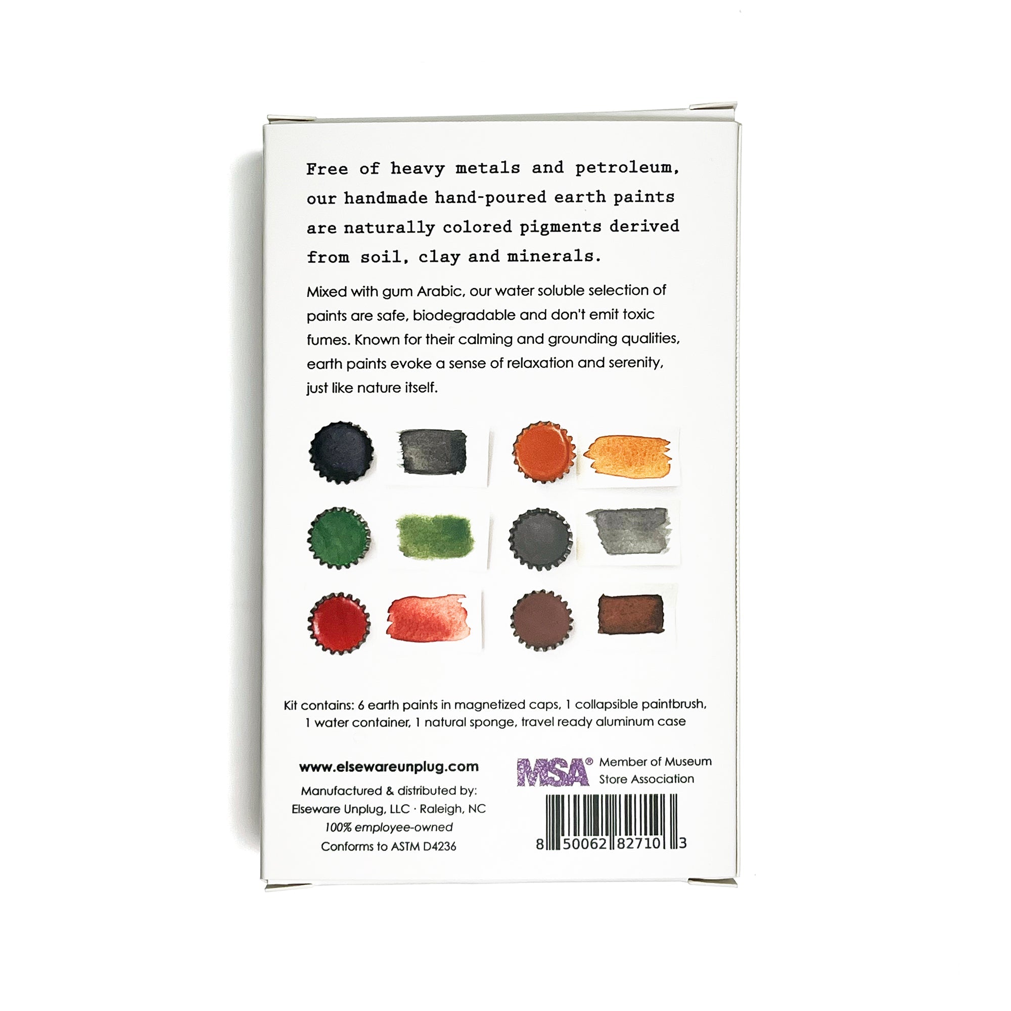 Earth Paints | Handmade Natural Pigment Paint Set — 6 Colors