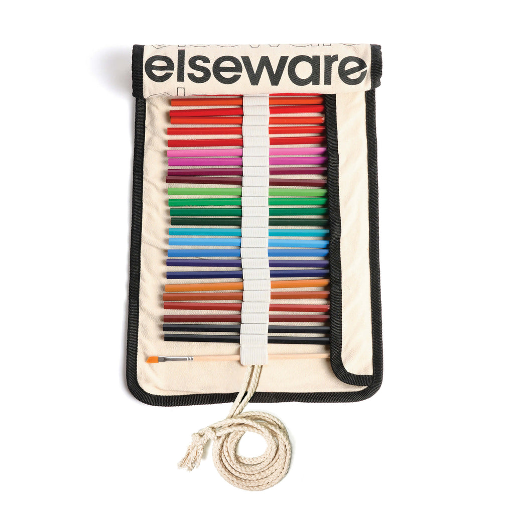 Watercolor Pencils | 36 Colors | Canvas Roll-Up Case