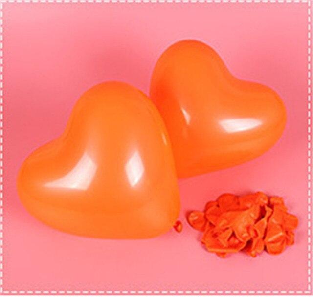 Red & Pink Heart Latex Balloons — Biodegradable, 100-Pack