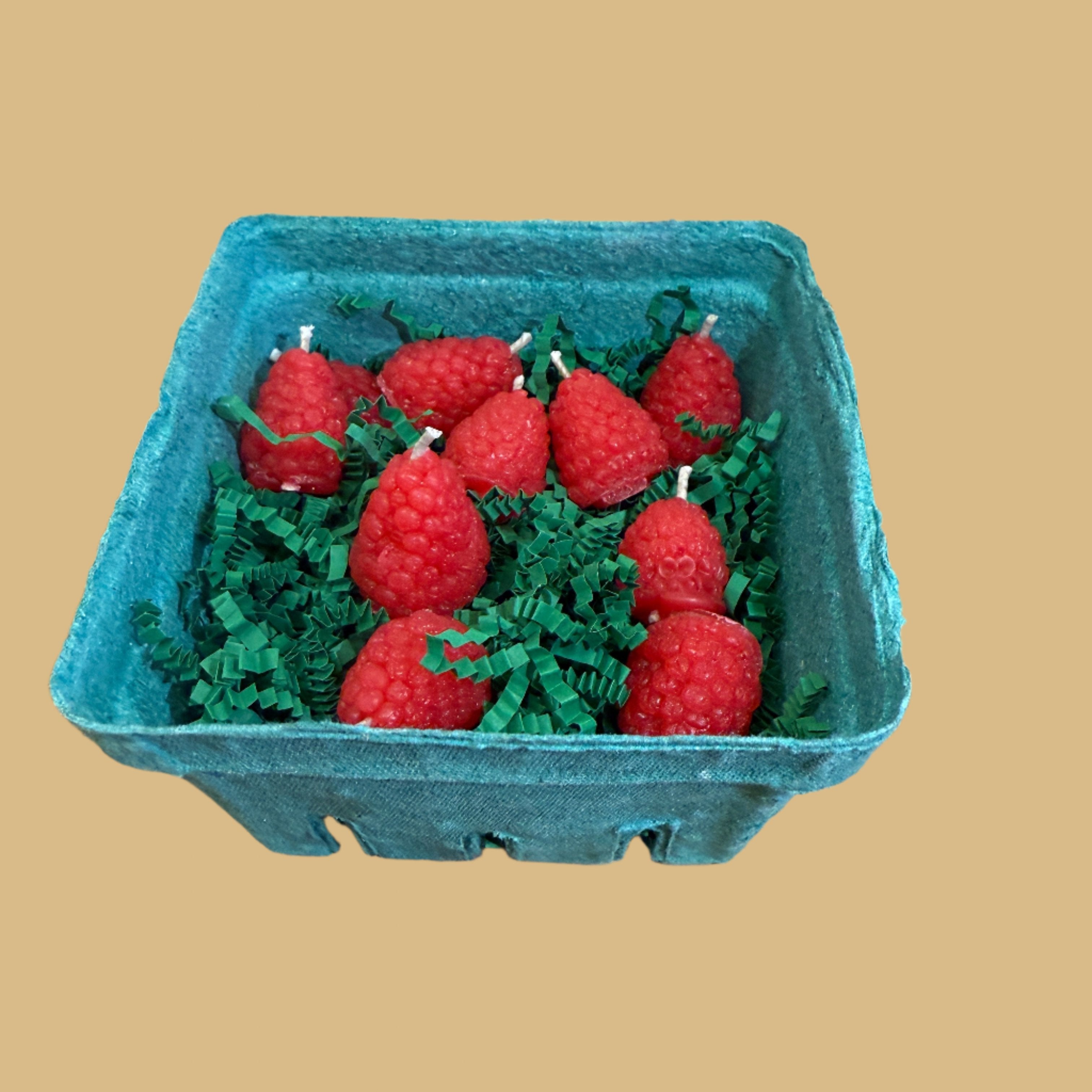 Raspberry Beeswax Candles