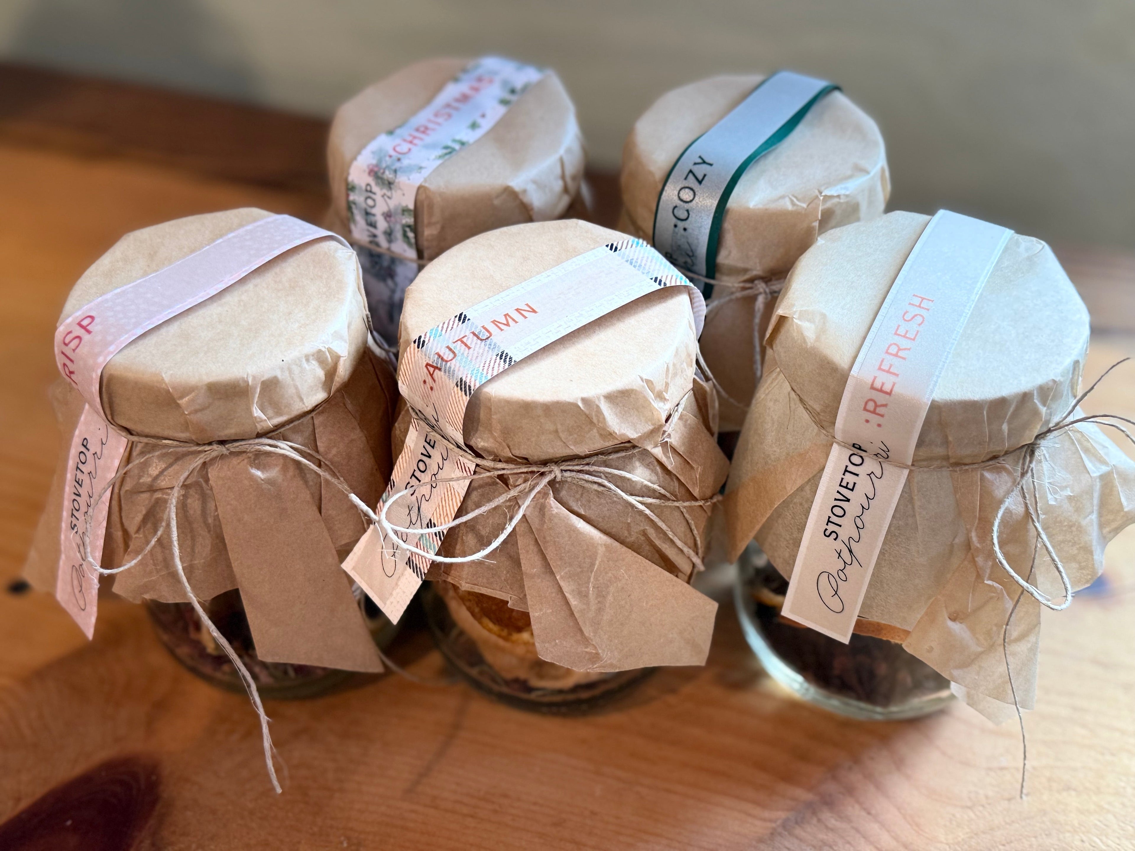Stovetop Potpourri Simmer Blend | All-Natural | 5 Scents