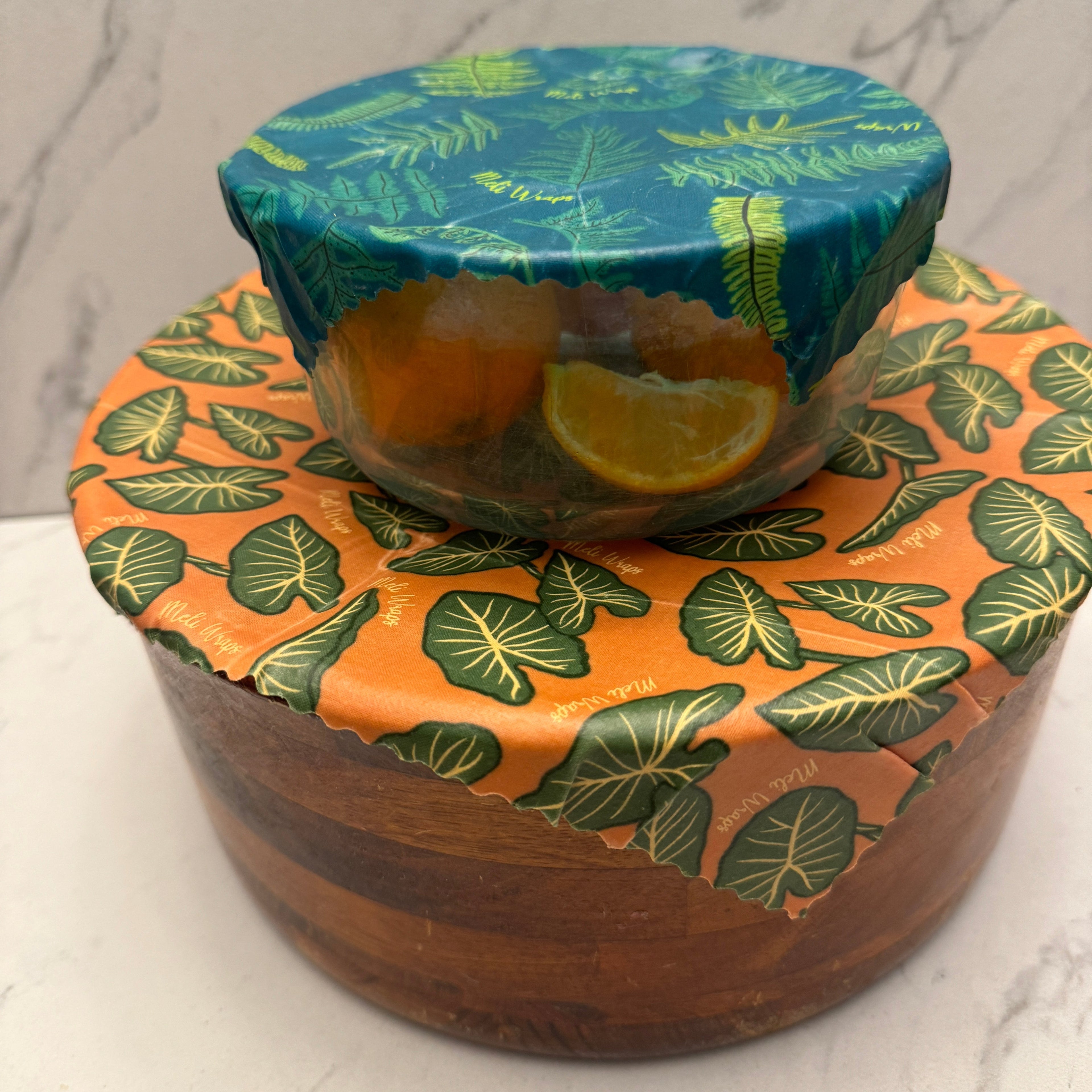 Beeswax Gift Wrap Roll | Reusable as Food Wrap | Fern Design