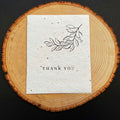 Thank You — Seed Paper Greeting Card by Soothi