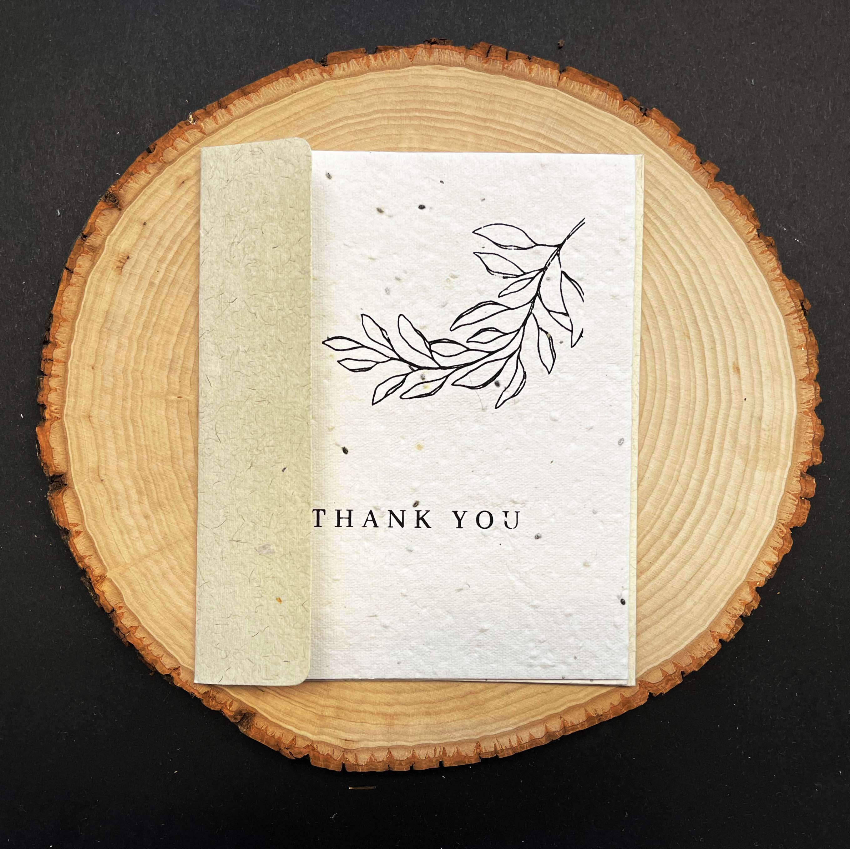 Thank You — Seed Paper Greeting Card by Soothi