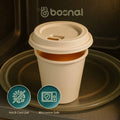 Compostable Sugarcane Cups & Lids | 8oz