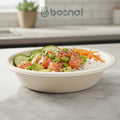 Compostable Sugarcane Bowls – 16 oz | Round | Pack of 50 or 100