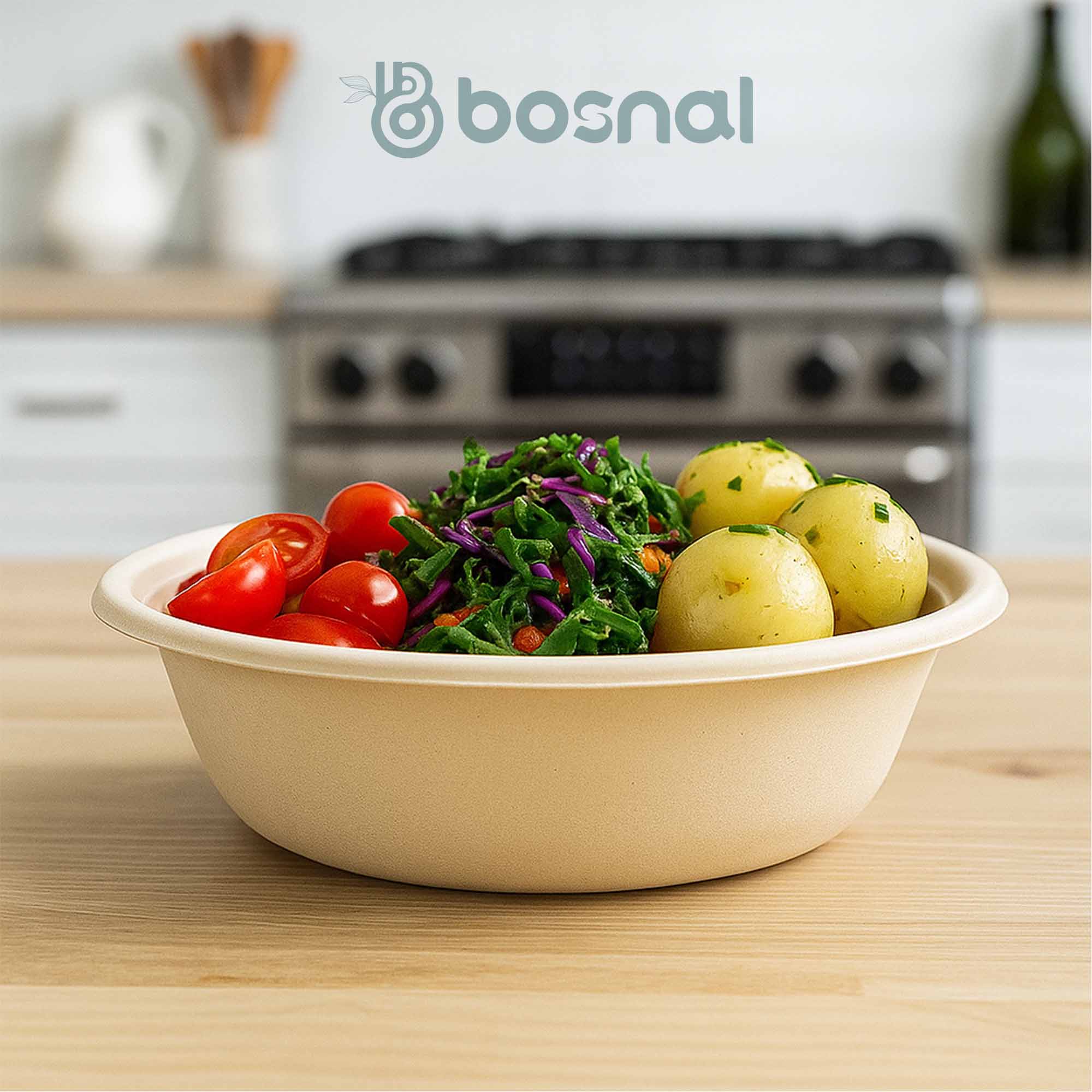 Compostable Sugarcane Dinnerware Set | 75-Piece | Plates & Bowls