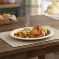 Compostable Sugarcane Plates – 10" Oval
