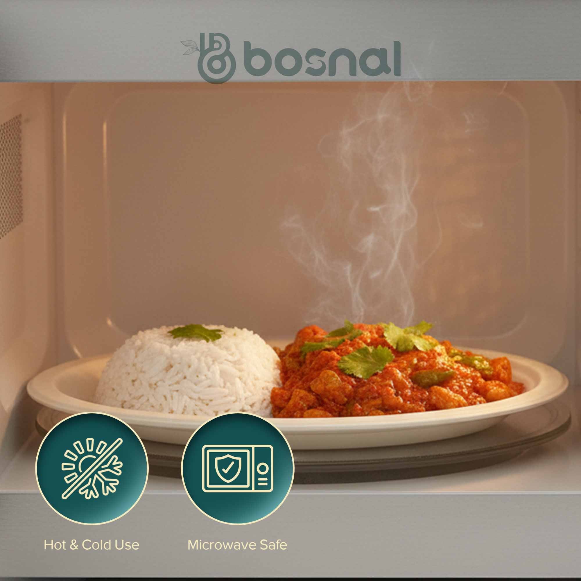 Compostable Sugarcane Plates – 10" Oval