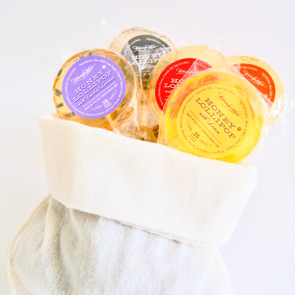 Large Honey Lollipops — Handmade in the USA, Assorted Flavors