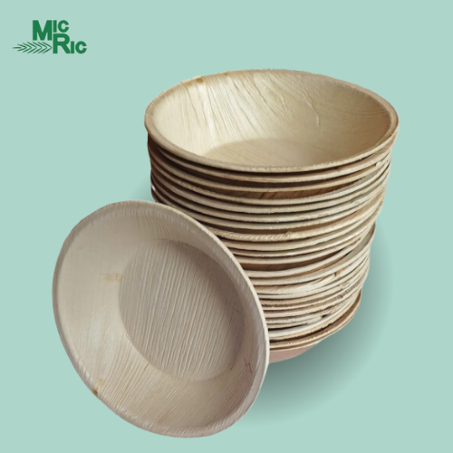 8" Round Palm Leaf Bowls | Biodegradable & Compostable | 240-Pack