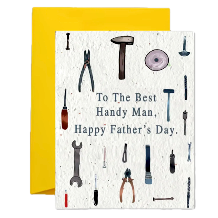Toolbox Treasures | Happy Father's Day Wildflower Seed Paper Card