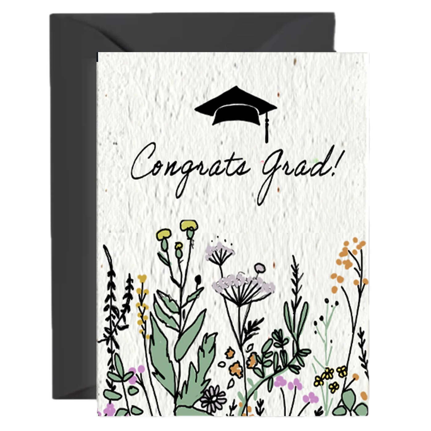 Congrats Grad — Wildflower Seed Paper Card
