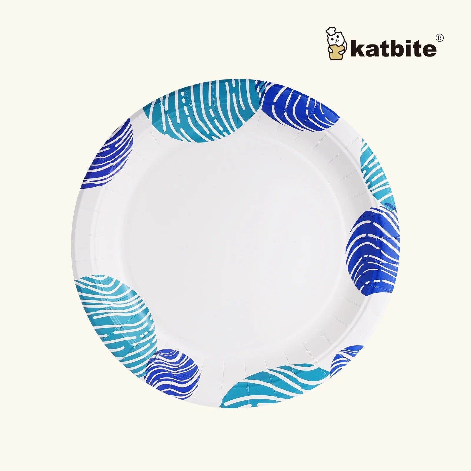 Biodegradable Compostable Paper Plates, 9" — 50 Pack