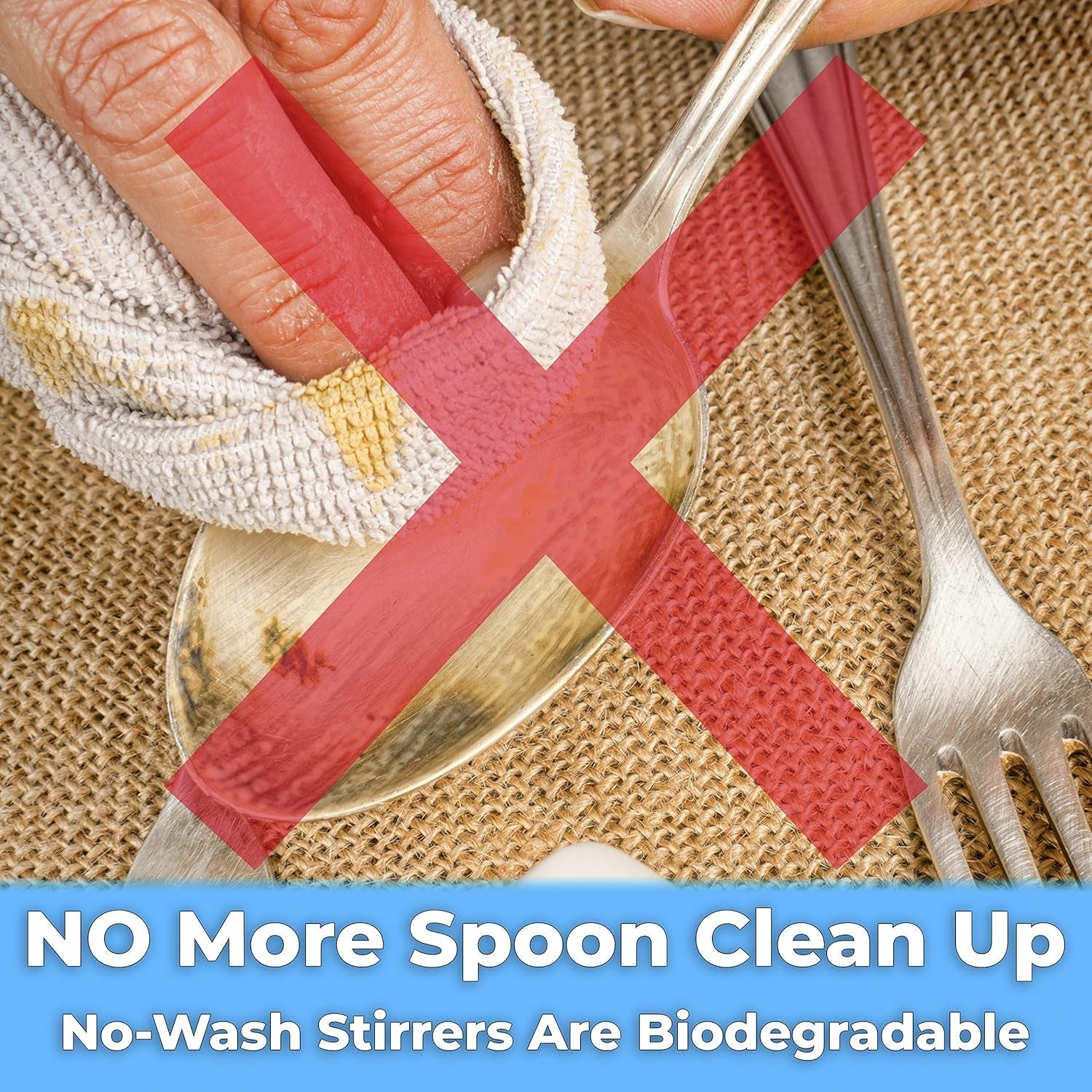 Birch Wood Coffee Stirrers — Biodegradable, 1000-Pack, 5.5"