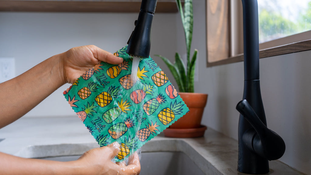 Beeswax Gift Wrap Roll | Reusable as Food Wrap | Pineapple Design