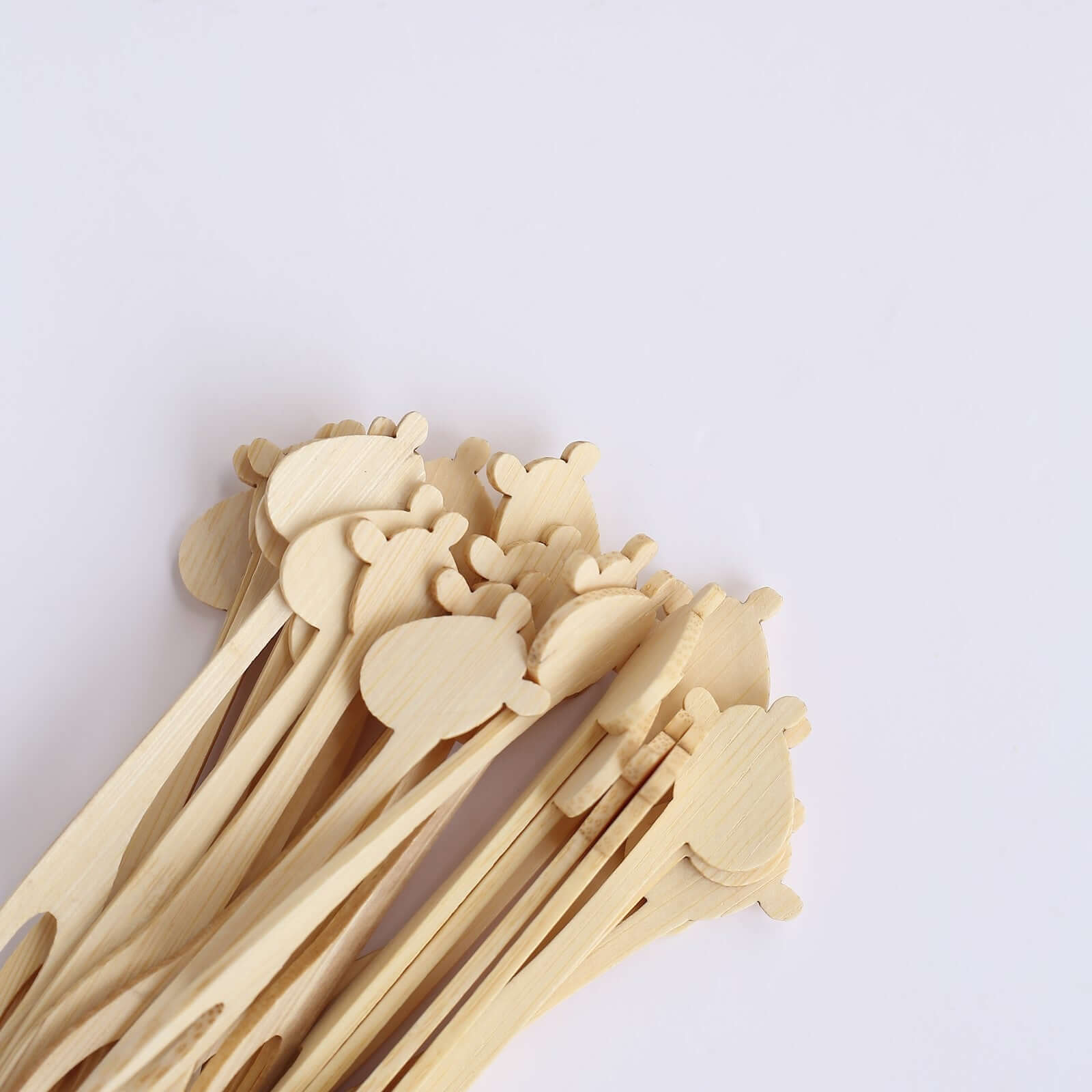 Giraffe Bamboo Cocktail Picks | Double Pronged | 100-Pack