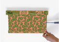 Beeswax Gift Wrap Roll | Reusable as Food Wrap | Hawaiian Taro Leaf Design