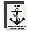My Anchor | Happy Father's Day Wildflower Seed Paper Card