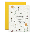 Blooming Years Wildflower Seed Paper Card – Plantable & Grows