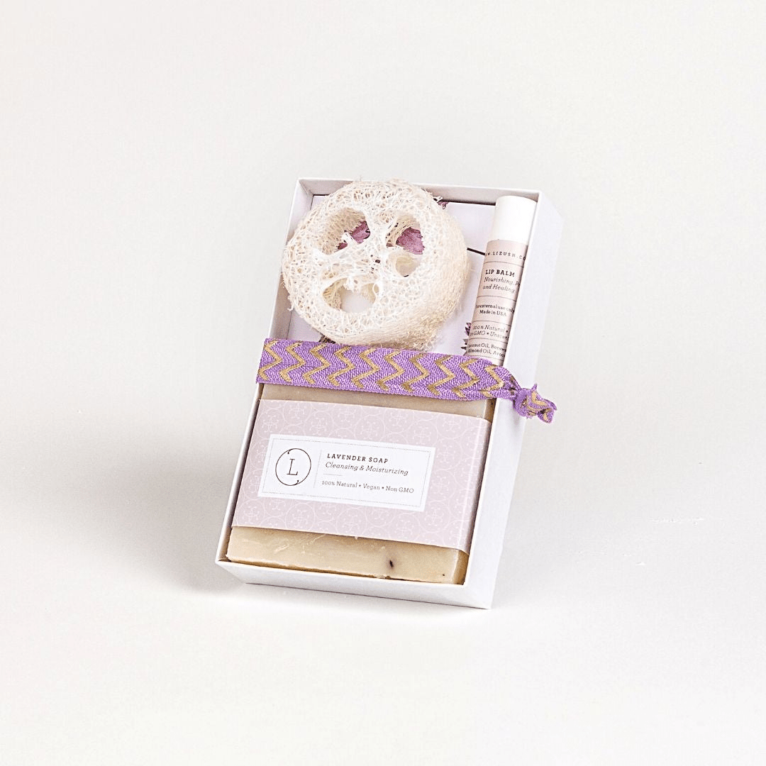 Eco-Friendly Lavender Party Favor Gift Set — Natural Skincare