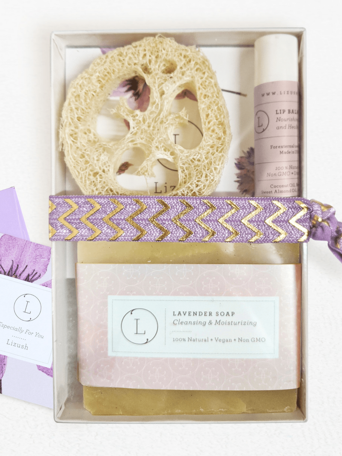 Eco-Friendly Lavender Party Favor Gift Set — Natural Skincare