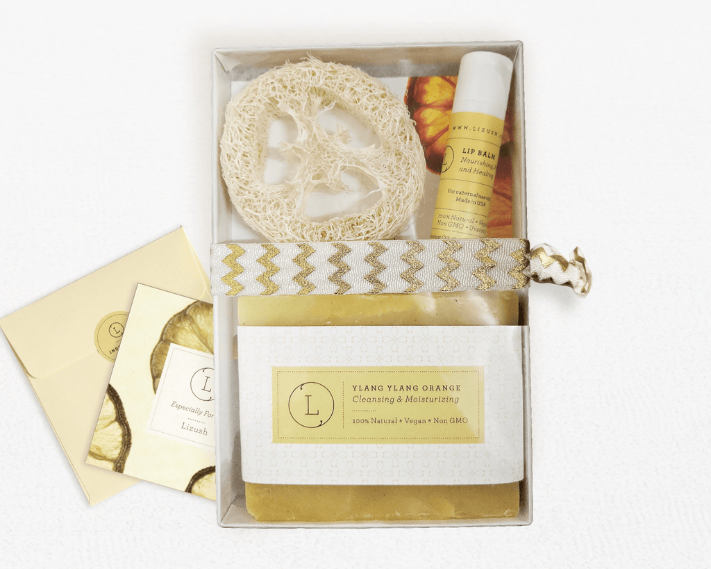 Eco-Friendly Citrus Party Favor Gift Set — Natural Skincare