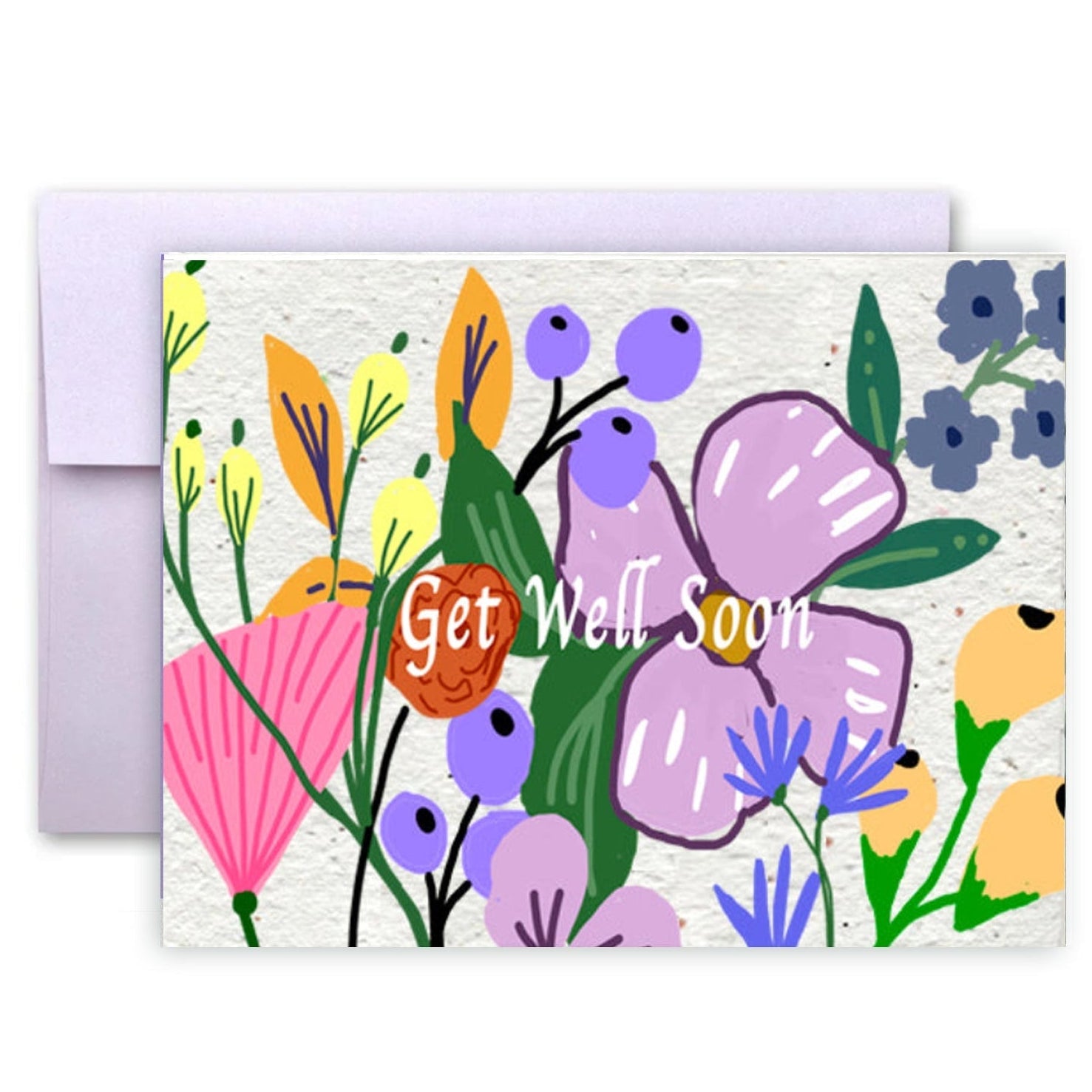'Get Well Soon' Wildflower Seed Paper Card – Plantable
