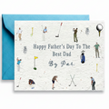 Golfing Greatness | Father's Day Wildflower Seed Paper Card