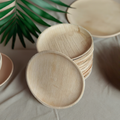 9" Round Palm Leaf Plates | Biodegradable & Compostable | 300-Pack