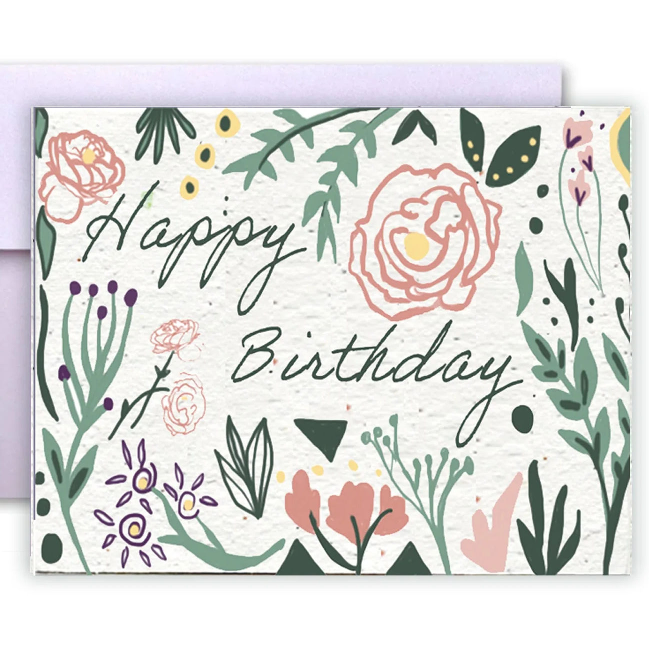 Happy Birthday — Wildflower Seed Paper Card