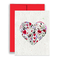 Heart-Crafted Love — Wildflower Seed Paper Card