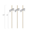 Jockey Bamboo Cocktail Picks — 4.75", 100 or 1000 Count