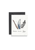 Peace Love Joy — Wildflower Seed Paper Card
