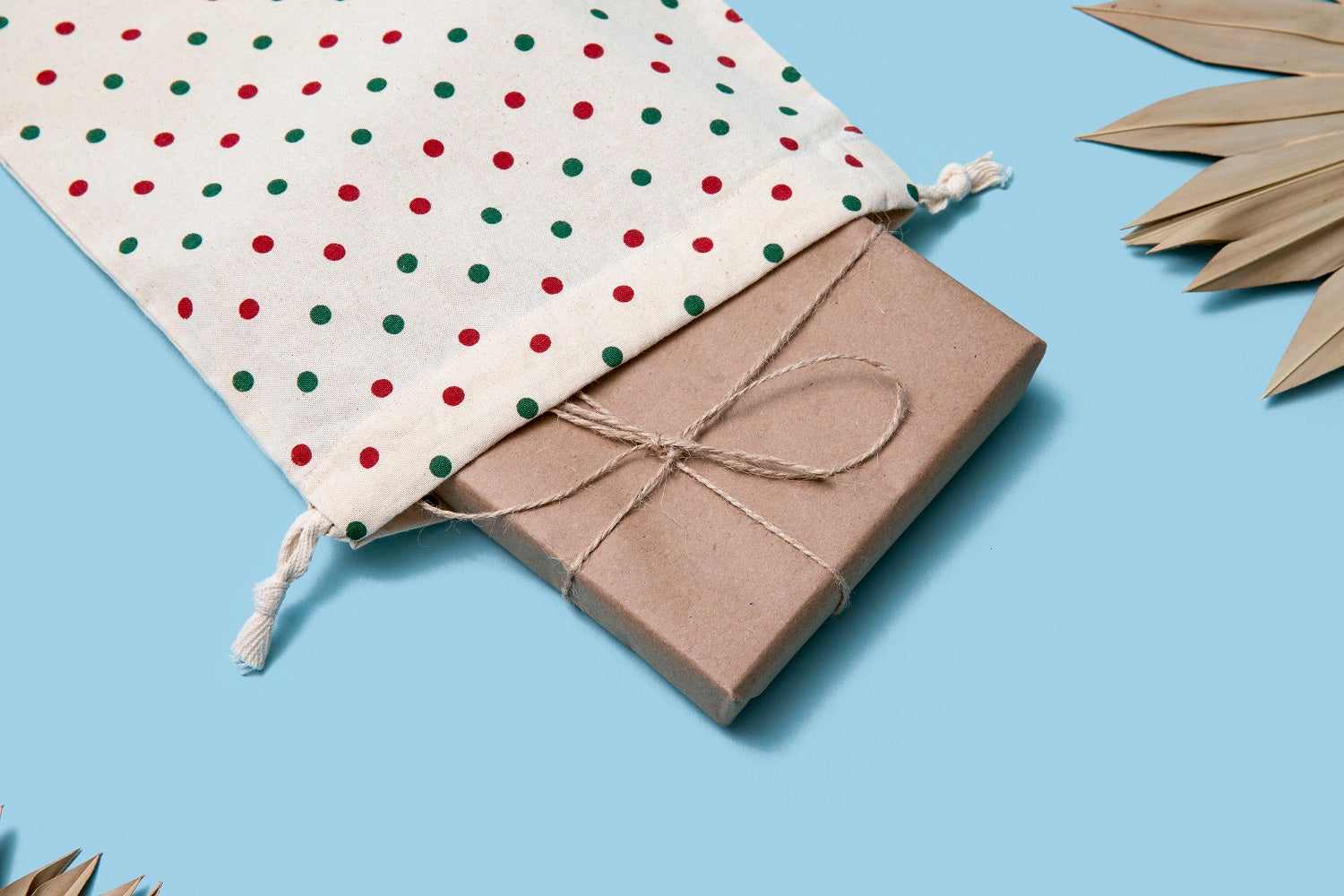 Cloth Gift Bags — Organic Cotton, Set of 4