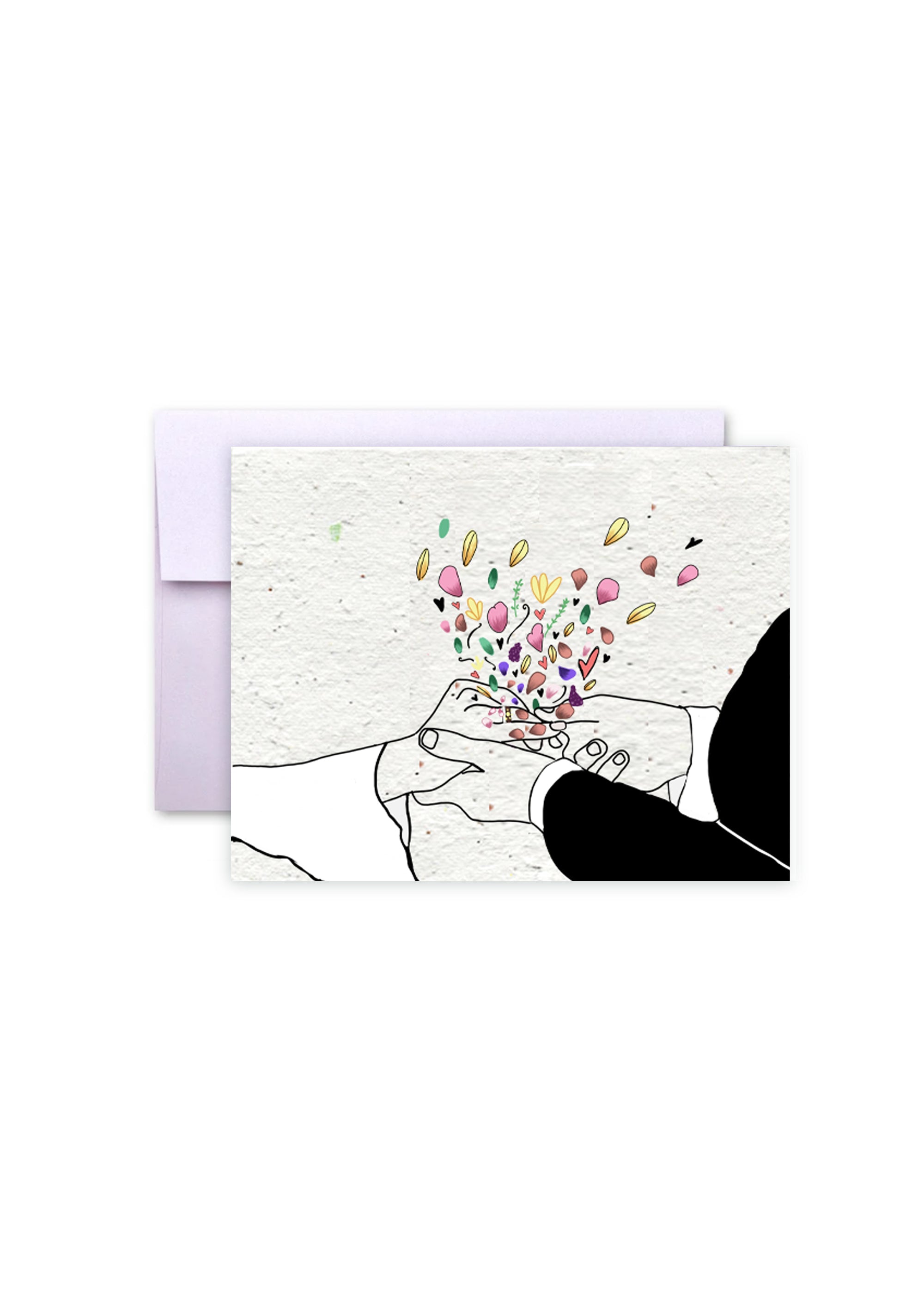 Revive & Bloom — Wedding Wildflower Seed Paper Card