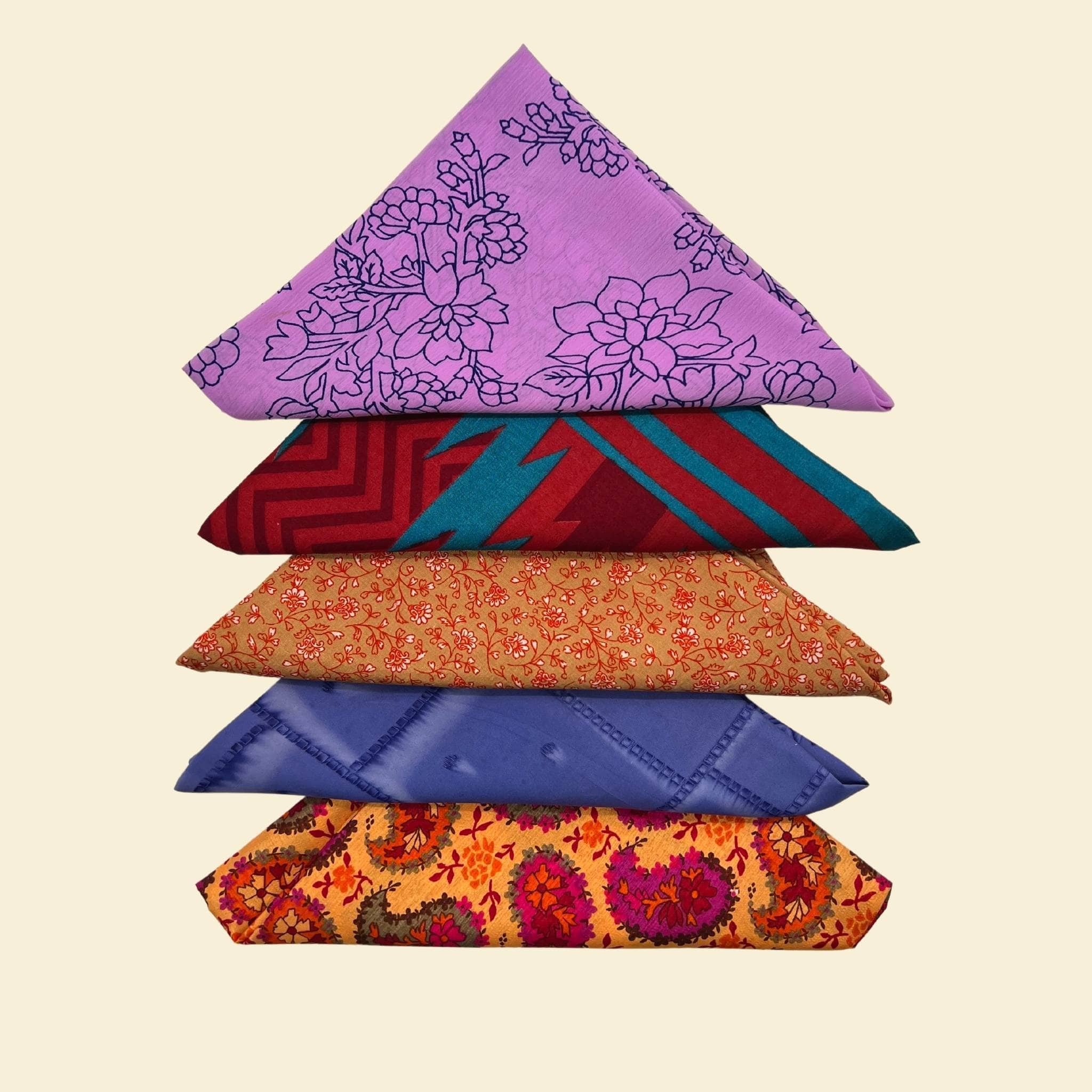 Furoshiki Reusable Wrapping Cloth — Reclaimed Sari Silk