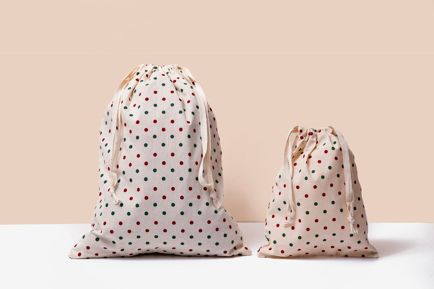 Cloth Gift Bags — Organic Cotton, Set of 4