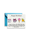 Birthday Bloom & Cheers — Wildflower Seed Paper Card