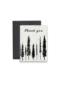 Thank You — Evergreen Trees Wildflower Seed Paper Card